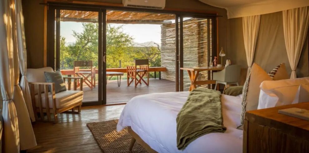 Luxury tented accommodation at Imagine Africa Lodge in Balule Private Game Reserve